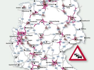 Stauprognose für 10. bis 12. August