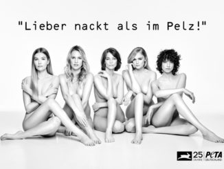 Peta Deutschland feiert 25-jähriges Jubiläum mit sexy Neuauflage des Kultmotivs