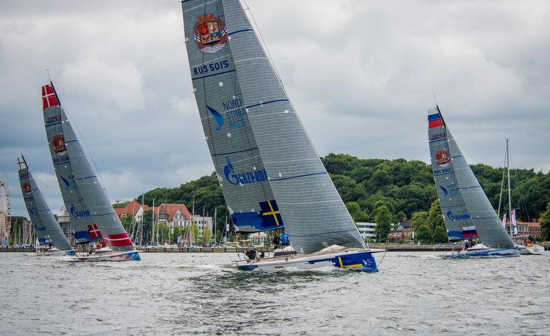 Fünf Rennyachten starten am Sonntag zum Nord Stream Race in Kiel
