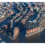 Elbphilharmonie aus der Luft