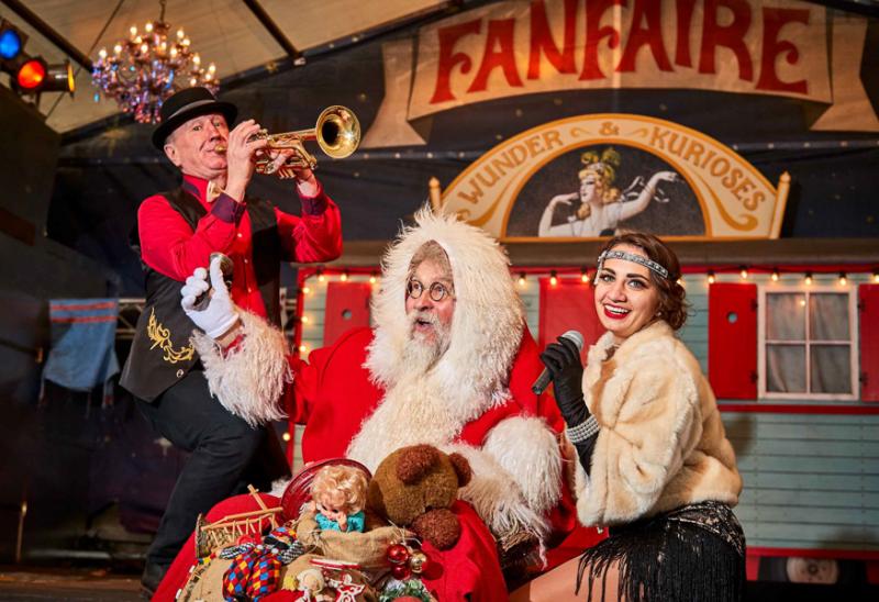 Künstler beim Weihnachtsmarkt Festung Königstein, Foto: Marko Förster