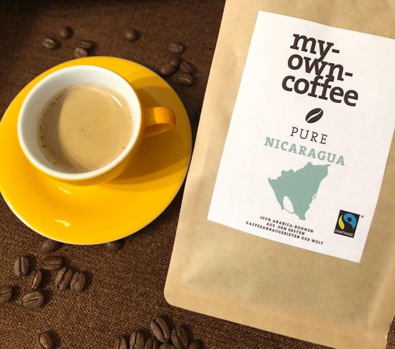 Bio Fairtrade Nicaragua Kaffeebohnen von my-own-coffee