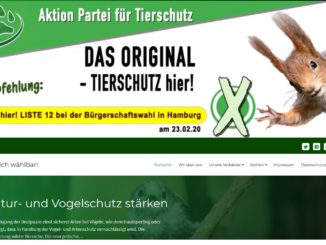 Screenshot Website Tierschutz hier !