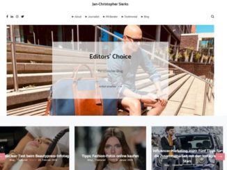 Auch im digitalen Bereich ist oftmals eine Schönheitskur notwendig. Die Website https://www.sierks.com, der persönliche Blog von Jan-Christopher Sierks, einem Journalisten aus Hamburg, bekam nun einen Relaunch. „Ich freue mich sehr, dass die Site