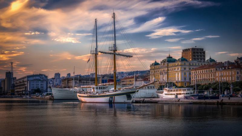 Das Hafenviertel Rijekas (Foto: Rijeka 2020/Arsen Miletic)