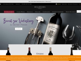 Screenshot Website Vino