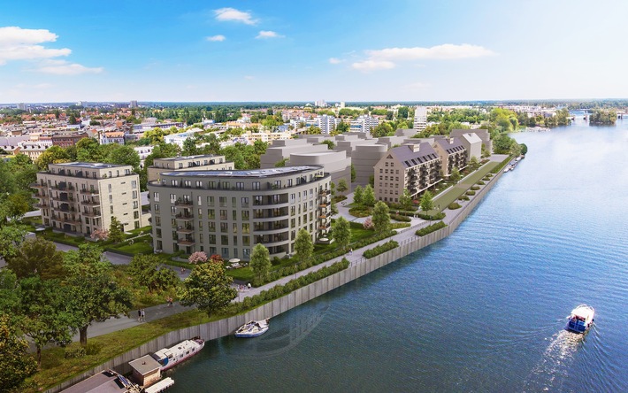 BUWOG-Neubau mit nachhaltigen Qualitäten Das Projekt HAVELKIESEL in Berlin-Spandau. Visualisierung BUWOG Bauträger GmbH | BUWOG-Neubau mit nachhaltigen Qualitäten: Das Projekt HAVELKIESEL in Berlin-Spandau. Visualisierung: BUWOG Bauträger GmbH