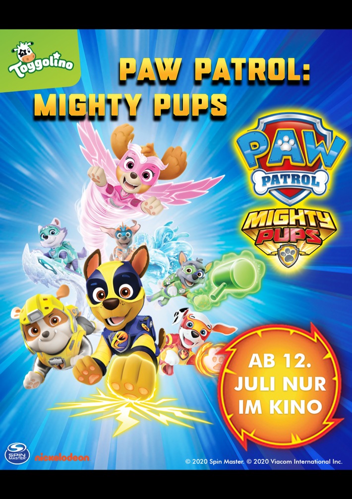 Paw Patrol Kinofilm, Hommage und Ferienkino