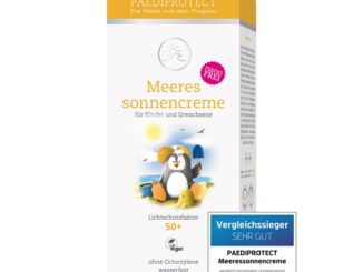 Was erwartet man von veganer Sonnenkosmetik? Zumindest den Verzicht auf tierische Inhaltsstoffe, Tierversuchsfreiheit und höchste Verträglichkeit. Dass dazu noch einige Kriterien mehr dazu kommen sollten, zeigte sich in einem jüngst durchgeführten Test des unabhängigen Vergleichsportal vergleich.org. Im direkten Wettbewerb mit 6 anderen veganen Kindersonnencremes, erhielt die Paediprotect Meeressonnencreme LSF50+ das Prädikat "Sehr gut" und wurde Vergleichssieger des Jahres 2020. [caption id="attachment_78666" align="aligncenter" width="710"] Veganer Sonnenschutz für Kinder[/caption] Frei von Octocrylene und Nano Und das mit Recht, denn das Produkt hat einige wichtige "Fleißaufgaben" geleistet, die manche erst nachholen müssen. So enthält etwa der Sonnenschutzfilter bewusst kein Octocrylene, da diese Substanz im Verdacht steht, hormonelle und allergieauslösende Wirkung zu haben. Auch die umstrittenen Nanopartikel finden sich nicht in der Paediprotect Meeressonnencreme LSF50+. "Gerade in einer veganen Sonnenschutzcreme für Kinder haben diese Oxide nichts verloren, da sie möglicherweise Körperzellen angreifen. Daher haben wir vorsorglich darauf verzichtet", erklärt Dr. Olaf Stiller; Vorstandsvorsitzender des Hersteller-Unternehmens Paedi Protect AG. Zu vergleich.org: Vergleich.org gilt als unabhängiges Test- und Vergleichsportal und durchleuchtet zig-Tausende Produkte und Dienstleistungen aus unterschiedlichen Branchen. Für sein Managementsystem des Test- und Vergleichsverfahrens wurde vergleich.org auch TÜV-zertifiziert. Das Vergleichsportal gilt als besonders konsumentenfreundlich, denn die gesammelten Daten werden sehr gut strukturiert und so verbraucherfreundlich aufbereitet, dass die Vor- und Nachteile eines Produktes sehr rasch erkennbar sind. Näheres dazu auf vergleich.org Foto / Quelle: "obs/Paedi Protect AG", paediprotect.at