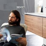 Ideal für architekturorientierte Designliebhaber die HANSALOFT. Foto Hansa Armaturen GmbH