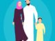 Eine muslimische Familie
