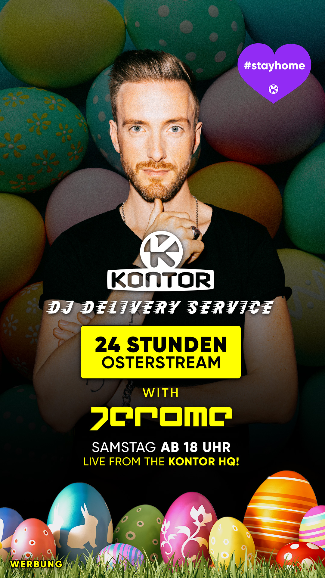 Oster-Stream live mit Jerome