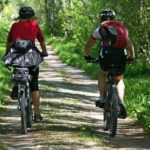 Schönes Radtouren rund um und in Hamburgs Natur