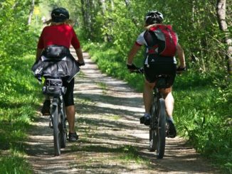 Schönes Radtouren rund um und in Hamburgs Natur