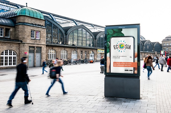 Foto: Wall GmbH | Ecosia launcht ihre erste Außen- und TV-Werbekampagne in Berlin und Hamburg