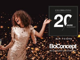 BoConcept Hamburg am Fischmarkt feiert den 20. Geburtstag mit bis zu 20% Rabatt