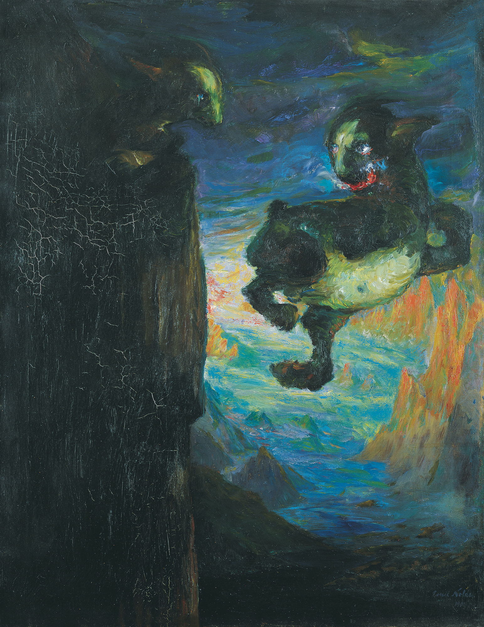 9331_NOLDE_DETAIL_7A | Emil Nolde: Vor Sonnenaufgang,