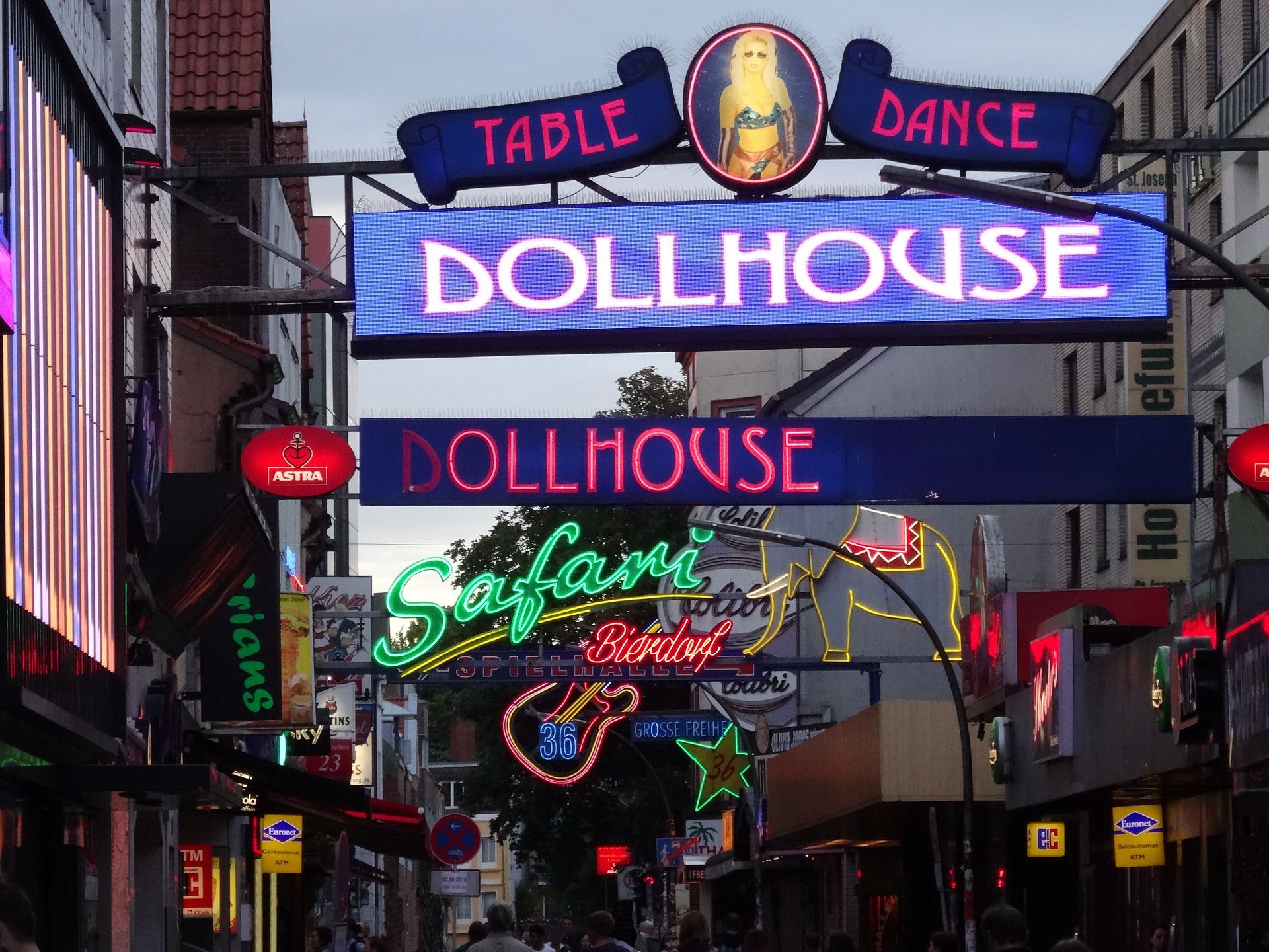 Die Reeperbahn ist weltberühmt