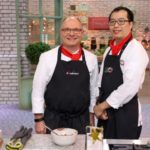 Der Hamburger Patissier Xuan Anh Luong (rechts) kämpft bei RTL um den Titel "Master of Sweets". (© RTL / Stefan Gregorowius)