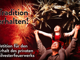 Silvesterfeuerwerk als Tradition erhalten.