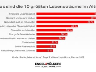 Infografik "Lebensträume im Alter"