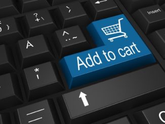 Tastatur mit Shopping-Cart