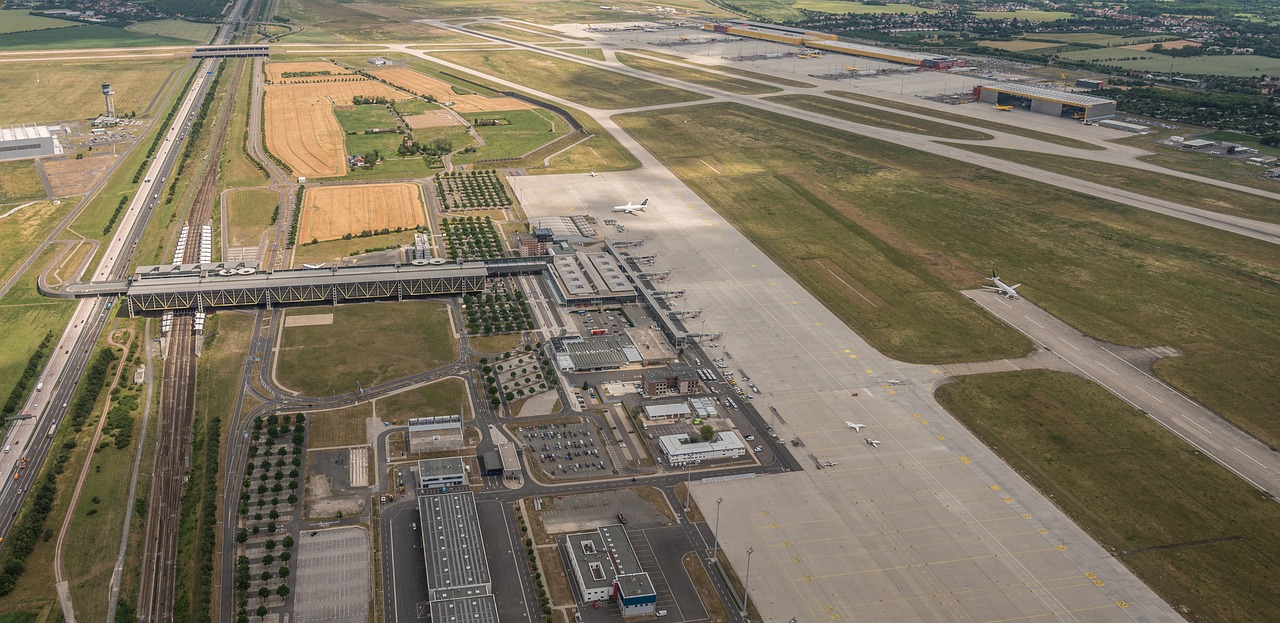 Flughafen von oben