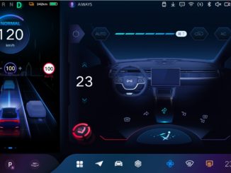 Infotainment des Aiways U6 SUV-Coupé