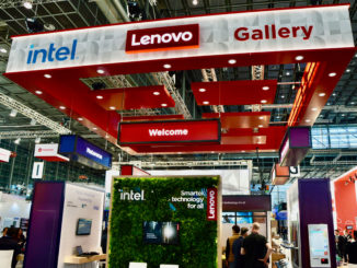 Messestand Lenovo auf der Euroshop 2023