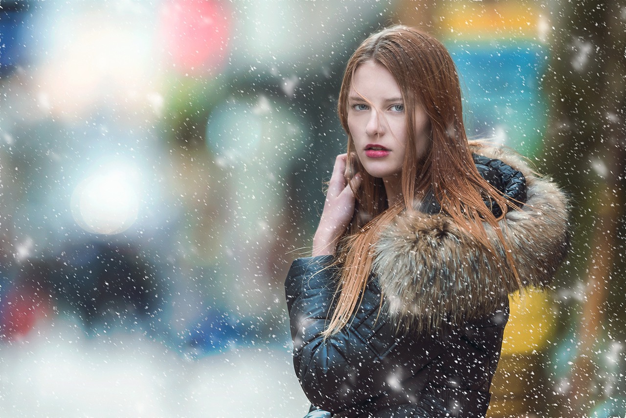 Winter Kalt woman | In stressigen Zeiten ist Entspannung sehr wichtig