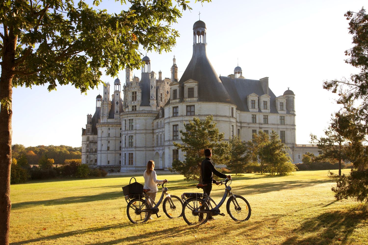 Blick auf das Schloss Relais de Chambord