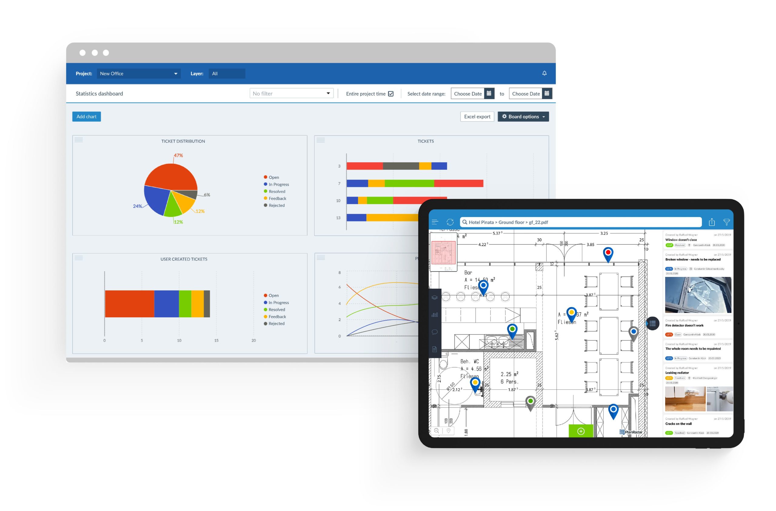 Bauleitersoftware bietet ein großes Potenzial, um bestehende Prozesse auf der Baustelle und im Büro in Bezug auf Dokumentation und Kommunikation zu verbessern und effizienter zu gestalten