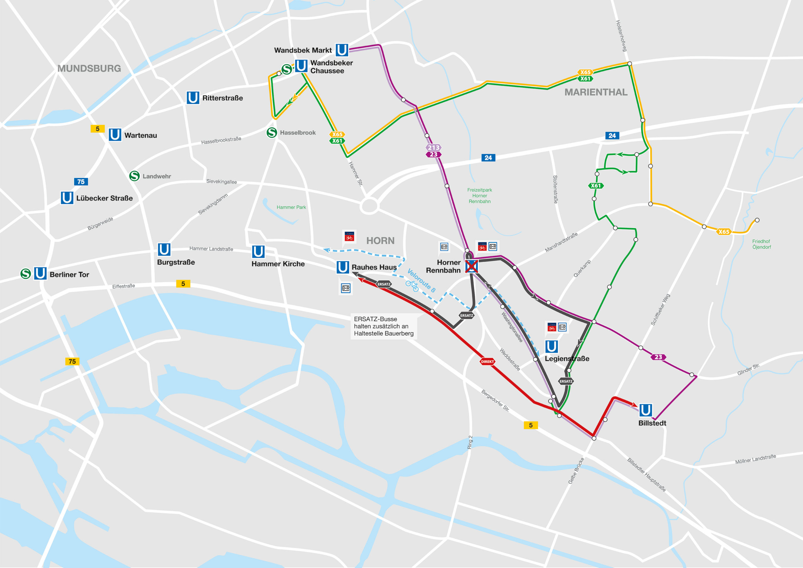 Umfassendes Mobilitätskonzept für Fahrgäste im Hamburger Osten