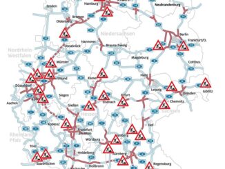 Baustellen auf den deutschen Autobahnen im Sommer 2023