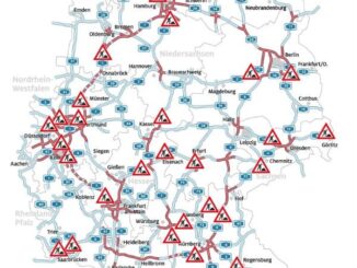 Besonders staubelastete Autobahnen im Sommerreiseverkehr 2023