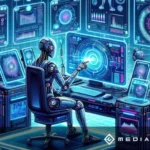 Die Rolle der Künstlichen Intelligenz futuristisch dargestellt