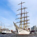 Großsegler auf dem Hafengeburtstag Hamburg