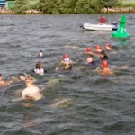 Schwimmer der Müritzquerung
