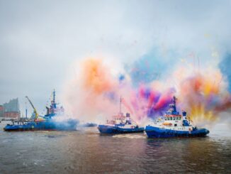 Schlepperballett zum Hafengeburtstag