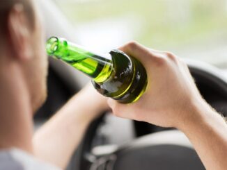 Am Steuer ein Bier