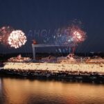 Die Taufe der Mein Schiff 7 fand vor der Kulisse Kiels statt. © TUI Cruises