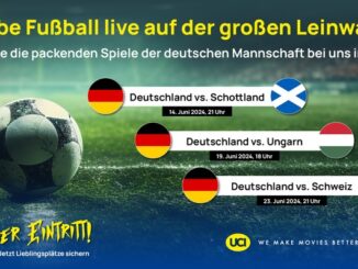 Fußball auf der großen Leinwand in UCI Kinos