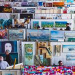 Ausgestellte Kunstwerke (Collage)