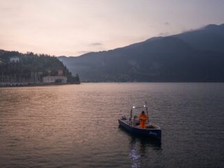 Alberto Rania auf dem nördlichen Gardasee