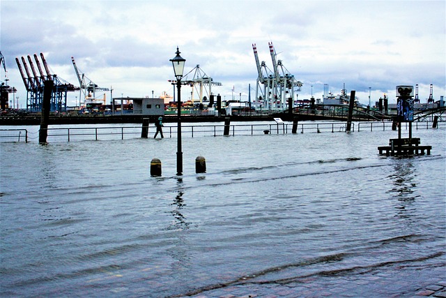 Hochwasser in Hamburg Elbe | Elb-Hochwasser in Hamburg