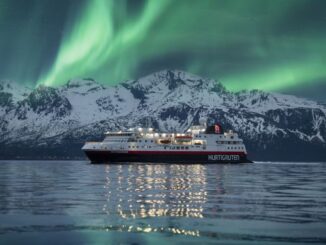 Nordlichter vor Norwegen