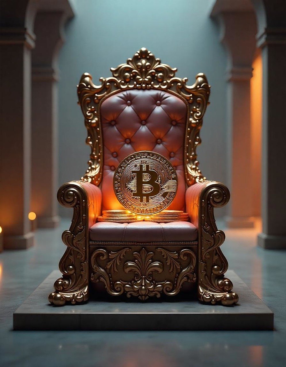 Bitcoin auf dem Thron