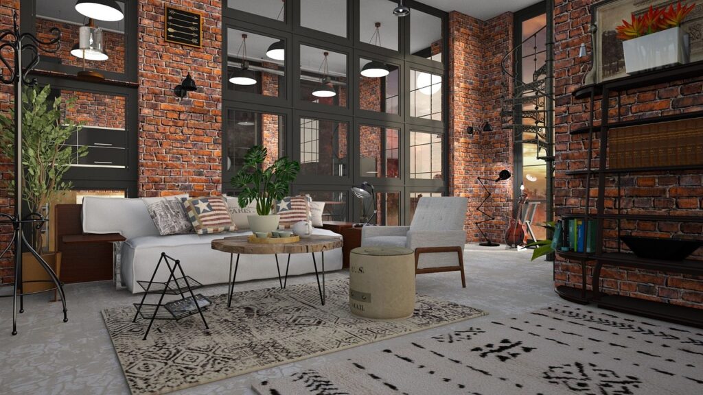 Wohnen mit Stil im Loft