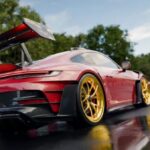 Simulation eines getunten Porsches