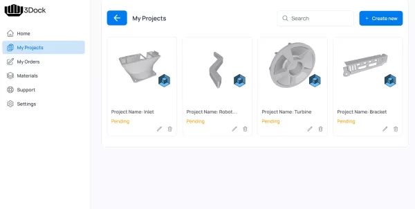 3D Druck Flat-Rate Service - Online Platform | 3D Druck Flat-Rate Service